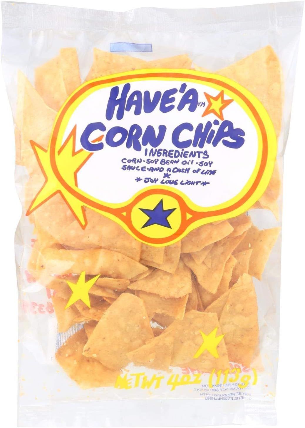 Have'a Corn Chips, Regular Flavor, 4-Ounce Bag (Pack of 24)