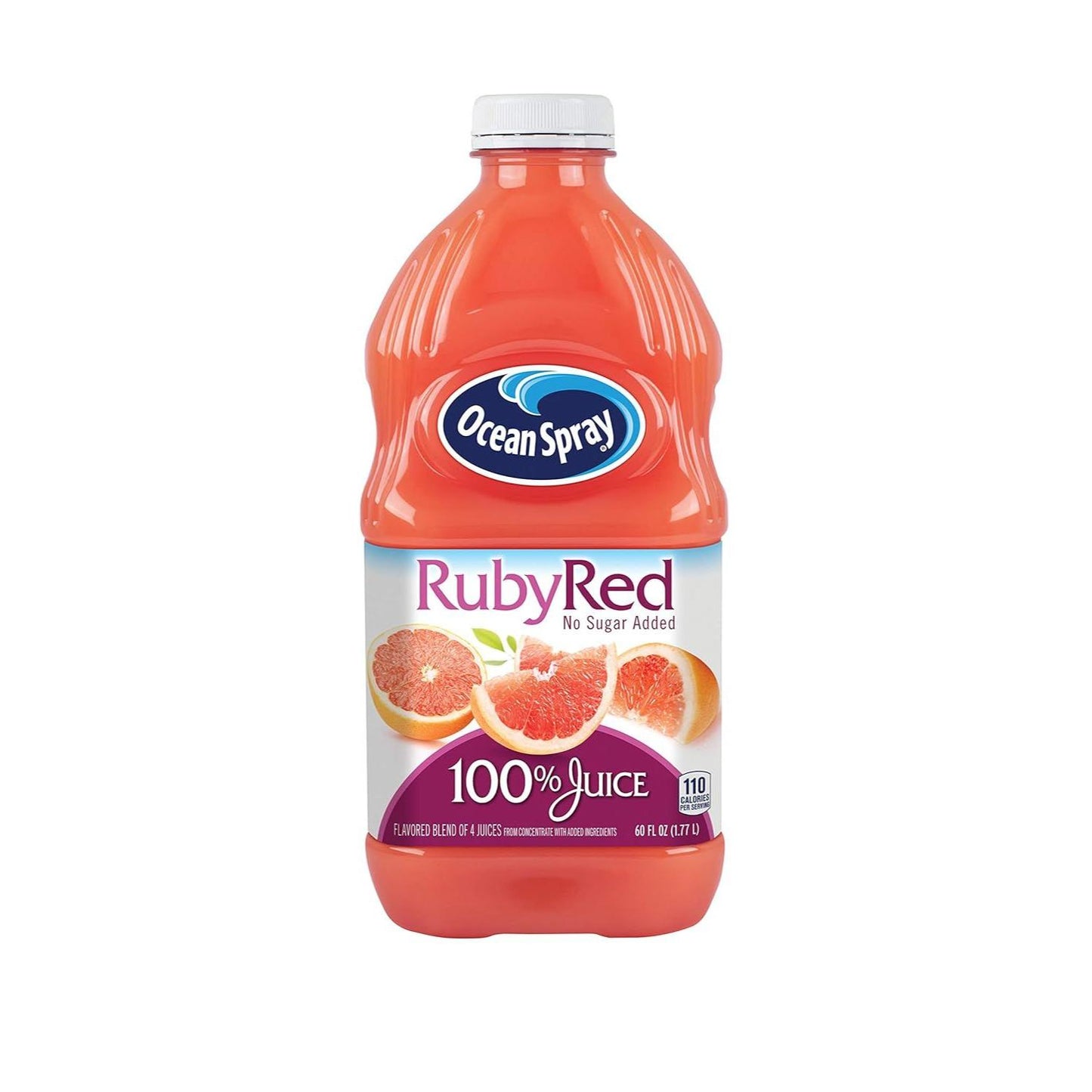 Ocean Spray 100% Juice, Ruby Red Grapefruit, 60 Ounce Bottle (Packaging May Vary)