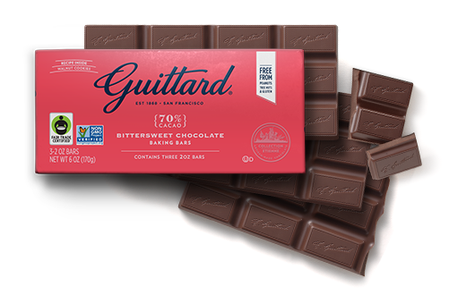 Guittard Chocolate Gourmet Baking Bars, Bittersweet, 6 Ounce (Pack of 12)