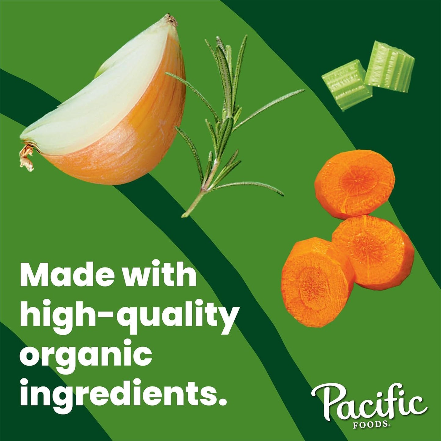 Pacific Foods Organic Unsalted Chicken Bone Broth, 32 oz Carton (Pack of 12)