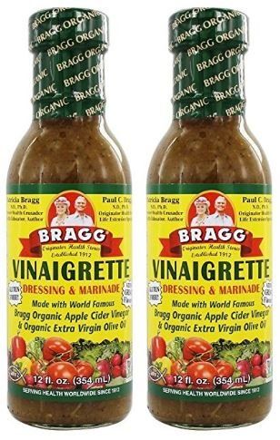 Bragg Dressing & Marinade Vinaigrette Organic 12 oz (Pack of 2)