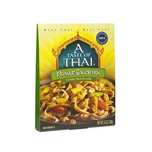 A Taste of Thai Peanut Sauce Mix, 3.5 oz Box, 6 Piece by A Taste of Thai