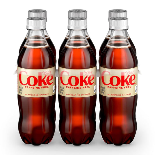 Caffeine Free Diet Coke, 16.9 fl oz, 6 Pack (Package May Vary)