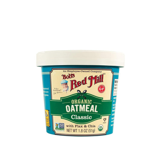 Bob's Red Mill Organic Gluten-Free Oatmeal Cup, Classic (1.8 Ounce, Pack of 24)