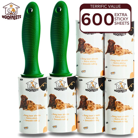 Woofmeets Pet Lint Roller - 600 Sheets
