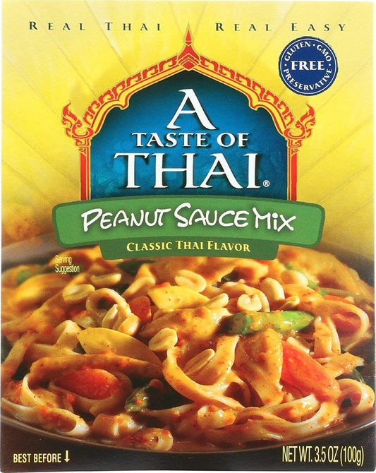 A Tast of Thai Peanut Sauce Mix, 3.5 Oz Pack -- 6 Per Case. - PACK OF 2