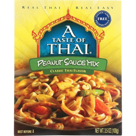 A Tast of Thai Peanut Sauce Mix, 3.5 Oz Pack -- 6 Per Case. - PACK OF 2